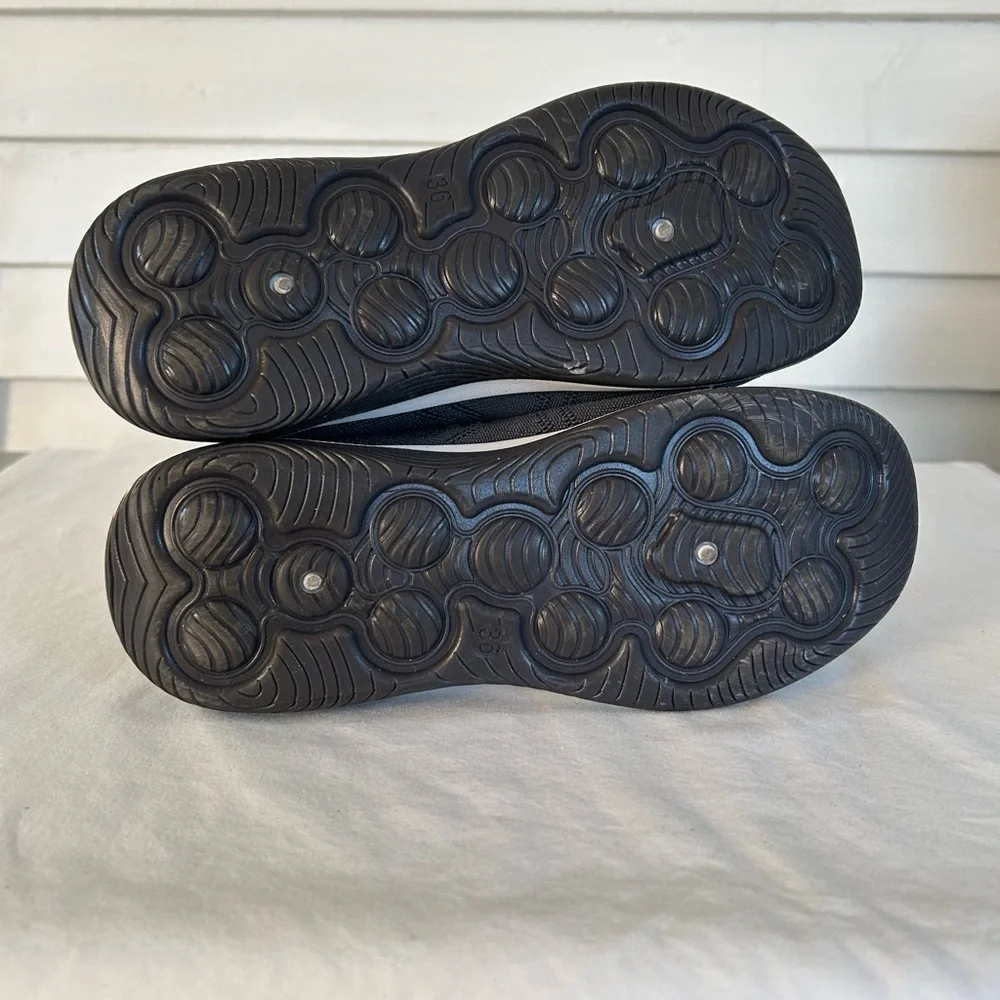 Gravity Defyer Black ‎ Corrective Fit Walking Shoes Sz 6.5